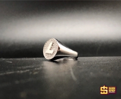 Nhẫn Chữ Cái Mặt Tròn